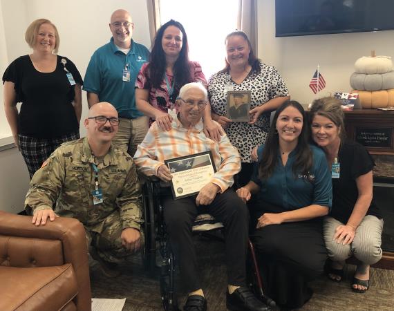 WWII Veteran Honored by EveryStep